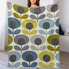 Orla Kiely Floral Throw Blanket Year Round Soft Comfortable Blanket for Home