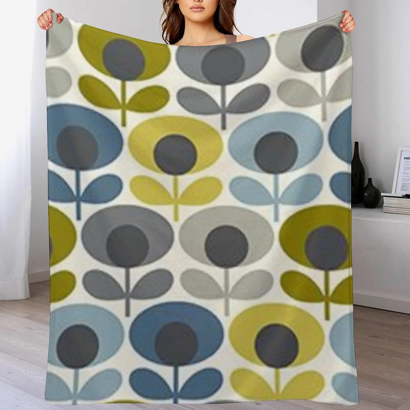 

Orla Kiely Floral Throw Blanket Year Round Soft Comfortable Blanket for Home 102x76cm(40x30in)