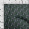 oneOone Cotton Flex Dark Green Fabric Batik Diy Clothing Quilting Fabric Print Fabric By Yard 40 Inch