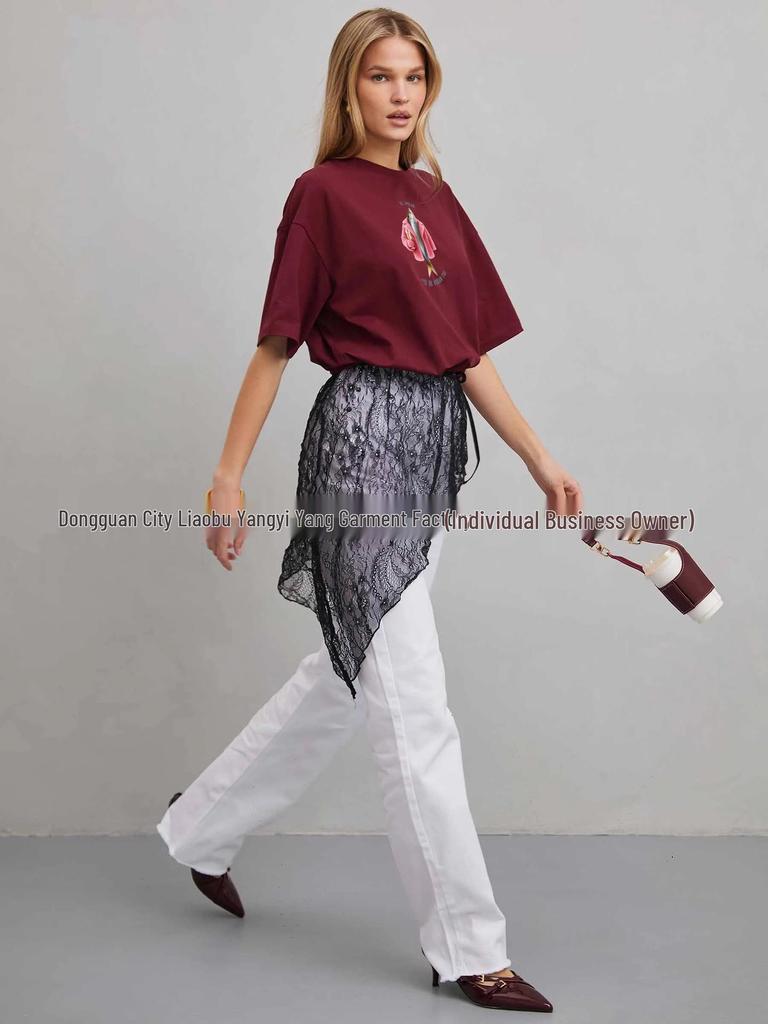 American Retro Salted Fish Fun Print Loose Trendy Outerwear Top