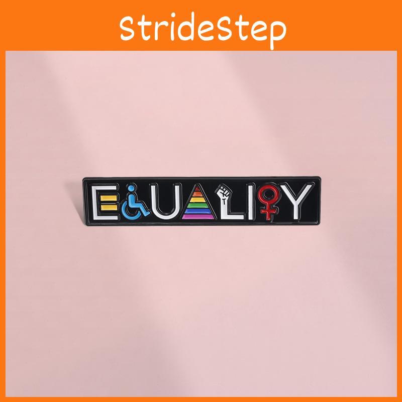 Rainbow Striped Unique Cartoon Metal Badge Colorful Enamel Brooch For Clothing Bags And Items Personal