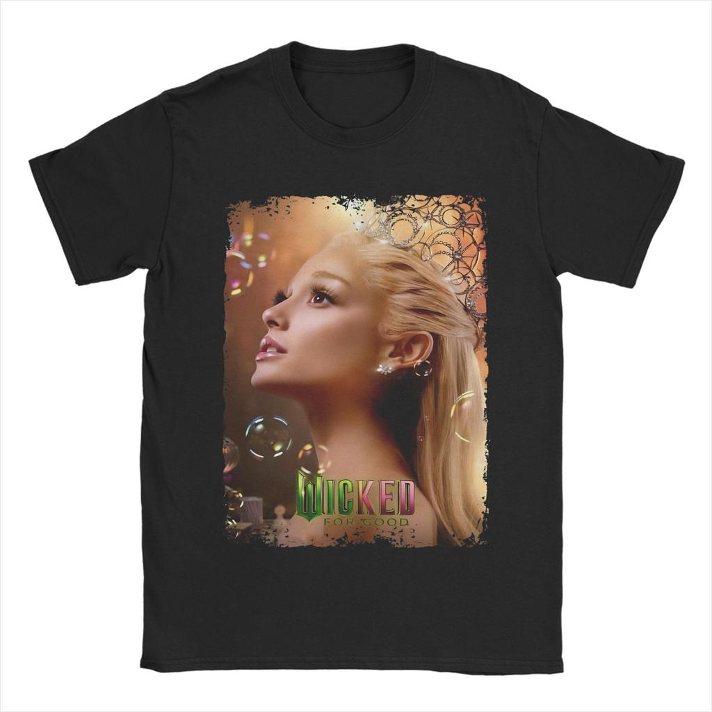 Aesthetic Wicked For Good Tee Shirt for Unisex Women Graphic Printed T Shirts Cotton Clothes