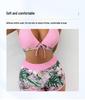 2025 Multicolor High-Waisted Bikini – European & American Style Women's Swimwear