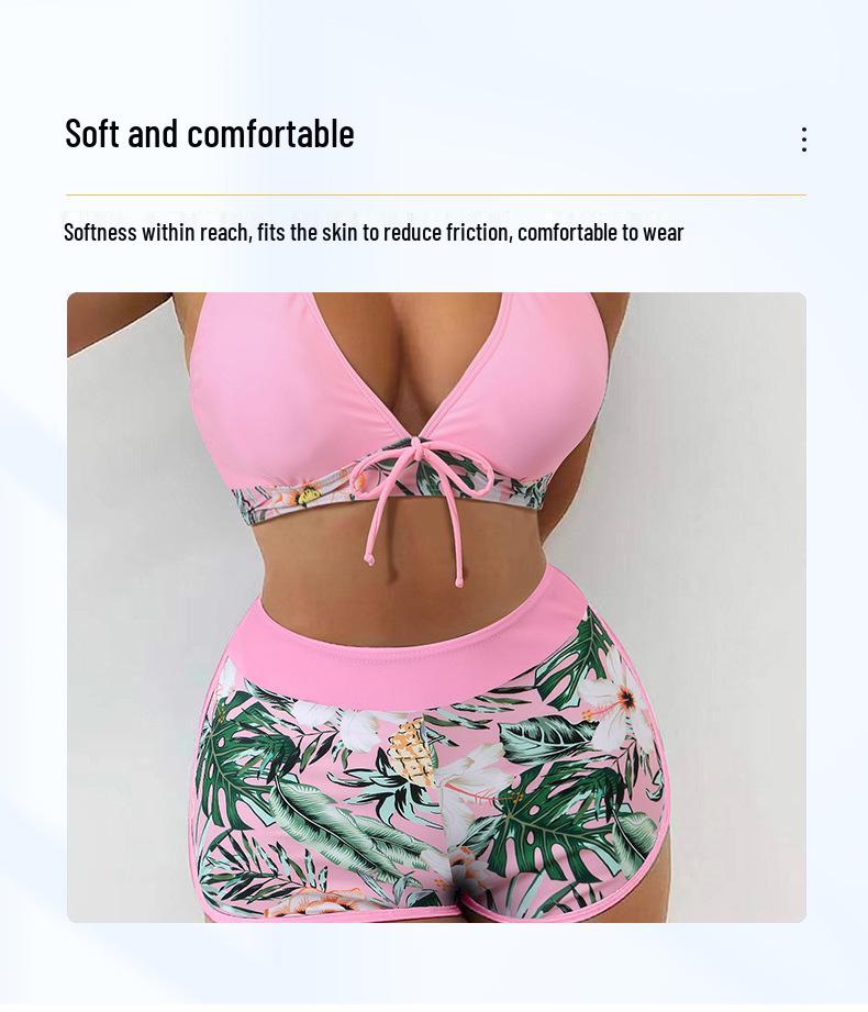 2025 Multicolor High-Waisted Bikini – European & American Style Women's Swimwear