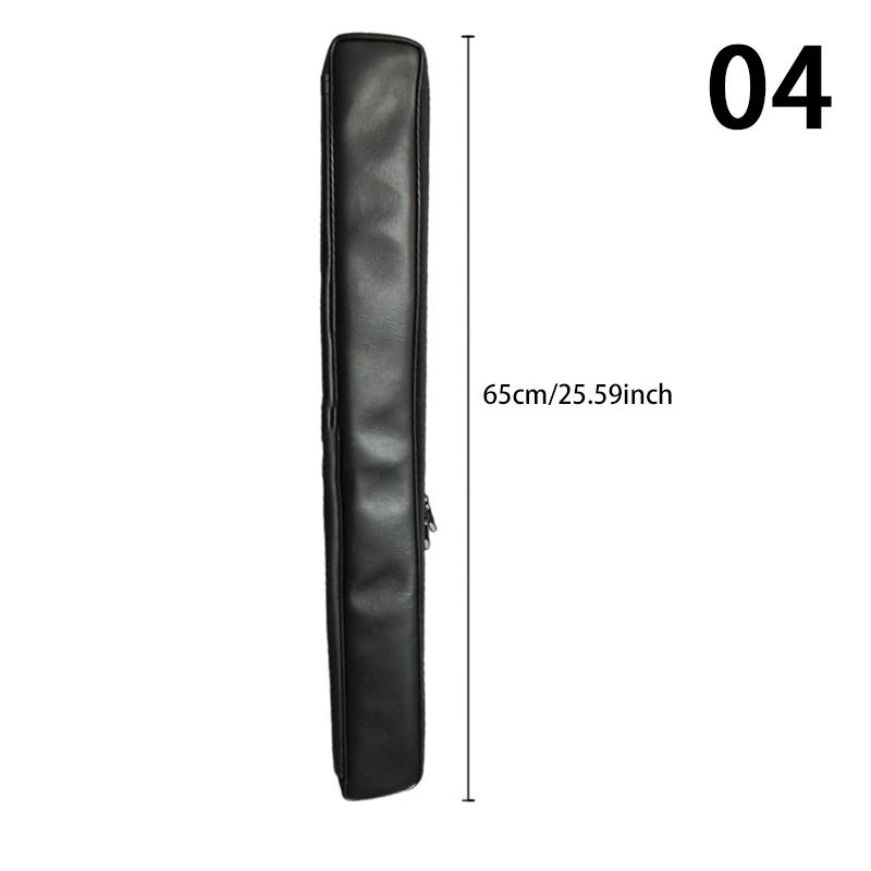 50-90cm PU-Leder Flöten-Aufbewahrungstasche Organizer Tragbar Bambusflöten-Schutz Aufbewahrungskoffer Musikinstrument Flötenzubehör