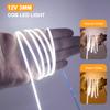 DC 12V COB Strip 320Leds/M Width 3MM 5MM 8MM White/Pink/Red/Yellow/Ice Blue/Green TV Backlight Flexible Ribbon Rope LED Light