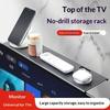 1Pcs Home Computer Monitor Screen Top Storage Rack Tv Screen Top Storage Shelf Tv Media Box Router Shelf Rack Home Organizer