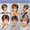 Hair Extensions Top Hair Bangs Replacement Wig Wavy Hair Piece  Cover White Hair