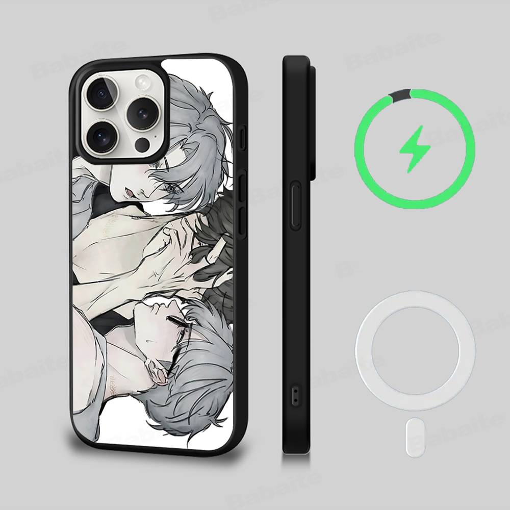 Nerd Project Bl Anime Magnetic Wireless Phone Case For iPhone 17 16 15 14 Plus 13 12 11 Pro Max