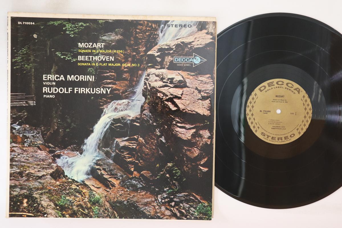 

LP Record ERICA MORINI RUDOLF FIRKUSNY Mozart Sonata In C Major K. 296 DL710094 DECCA 1964 US Classical Used