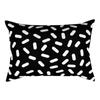 Classic Fashion Black and White Striped Geometric Rectangle Embrace Pillowcase Sofa Living Room Home Decor Cushion Cover