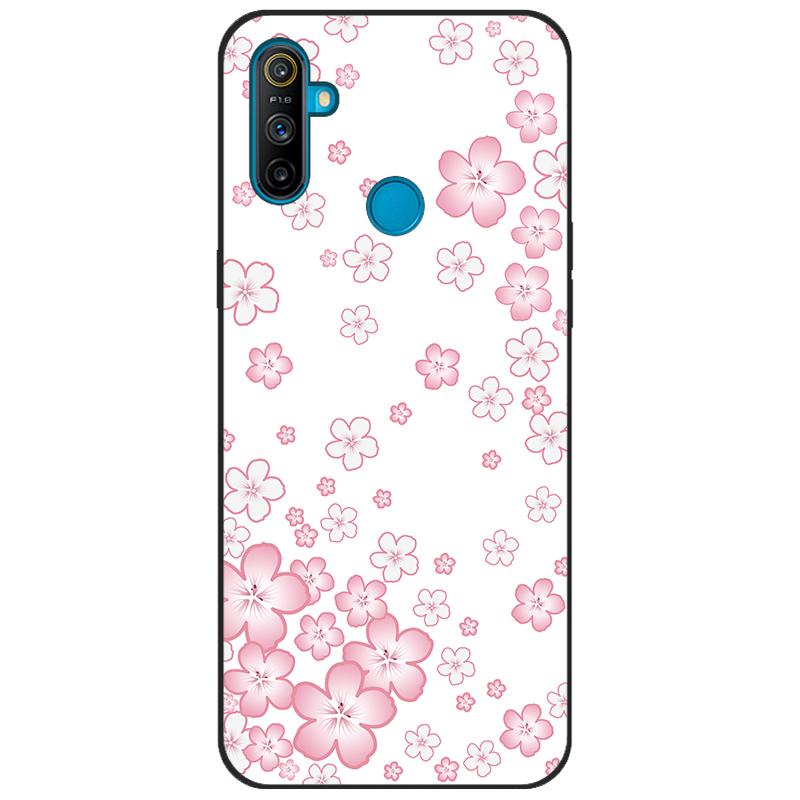 For Realme C3 Case Cover Soft Silicone TPU Patterned Back Cover For OPPO Realme C3 RMX2020 C 3 RealmeC3 Cartoon Phone Case Funda