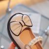 Girls Princess Leather Flats Spring Autumn Kids Single Shoes Student Stage Performance Shoes