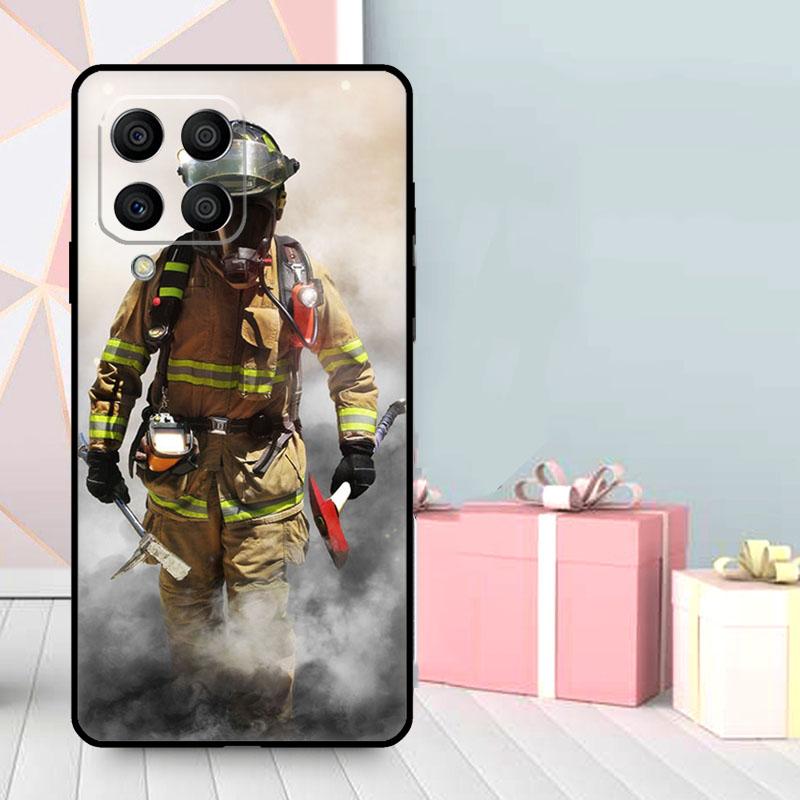 Firefighter Heroes Fireman Cool Case For Samsung Galaxy M06 M11 M31 M14 M34 M54 M12 M32 M52 M15 M13 M16 M36 M56 M53 M35 M55