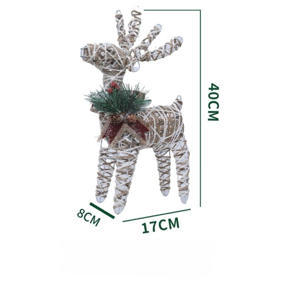 Christmas Decorations, Luminous Elk Ornaments, Shopping Malls, Window Displays, Christmas Tree Decorations