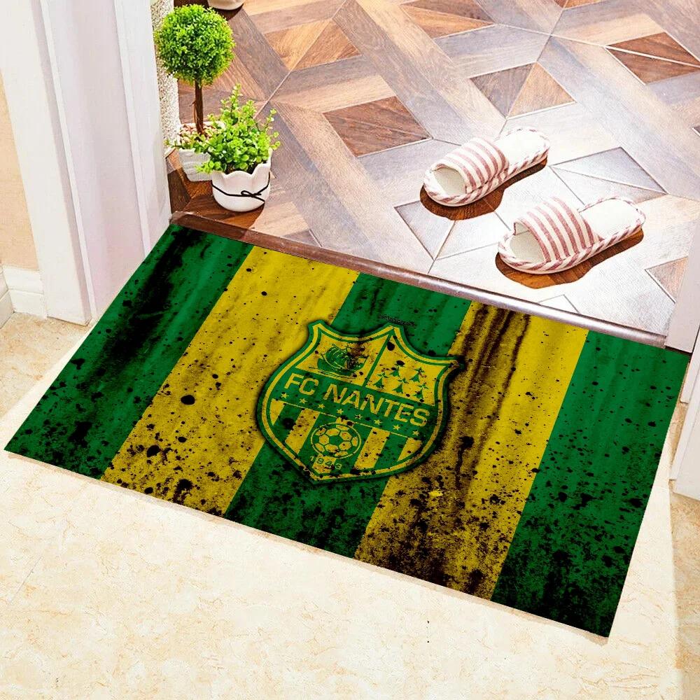 

Non-slip Mat Home Foot Mat Doormat Entrance Door FC Nantes Area Rug Kitchen Carpet for Girls Long Hall Carpet Modern Home Decor 50x80cm