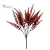 Decorative Plants for Office Desk Artificial Fall Flowers, Fake Eucalyptus Violet Silk Greenery Bouquet, Autumn Faux Floral Quirky Interior