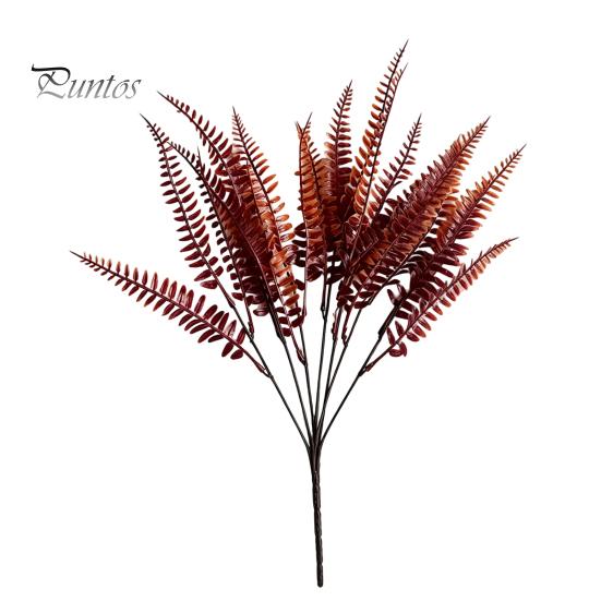 Decorative Plants for Office Desk Artificial Fall Flowers, Fake Eucalyptus Violet Silk Greenery Bouquet, Autumn Faux Floral Quirky Interior