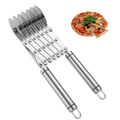 3/5/7 koleček Kráječ těsta Nerezový kráječ těsta Kolečko na pizzu a těsto na Brownies Sušenky Ergonomická rukojeť Amatérská cukrářská pomůcka