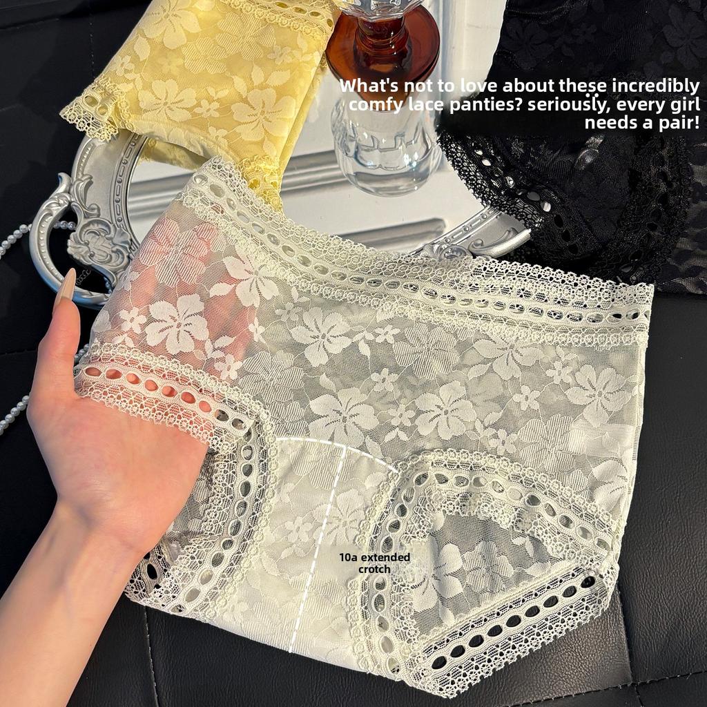 Ladies Summer New Sexy Lace Extended Base Comfortable Breathable Triangle Briefs