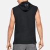 Under Armour Tréninkové sportovní rovné tričko s kapucí Pánské topy Černá 1352693-001
