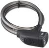 Ulac AL7P THE BEE GO Bicycle 110dB Alarm Cable Lock, Lock, Black/Smoke