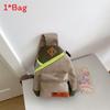 Fashion Children Shoulder Bag With Color Block Design For Casual School Outings