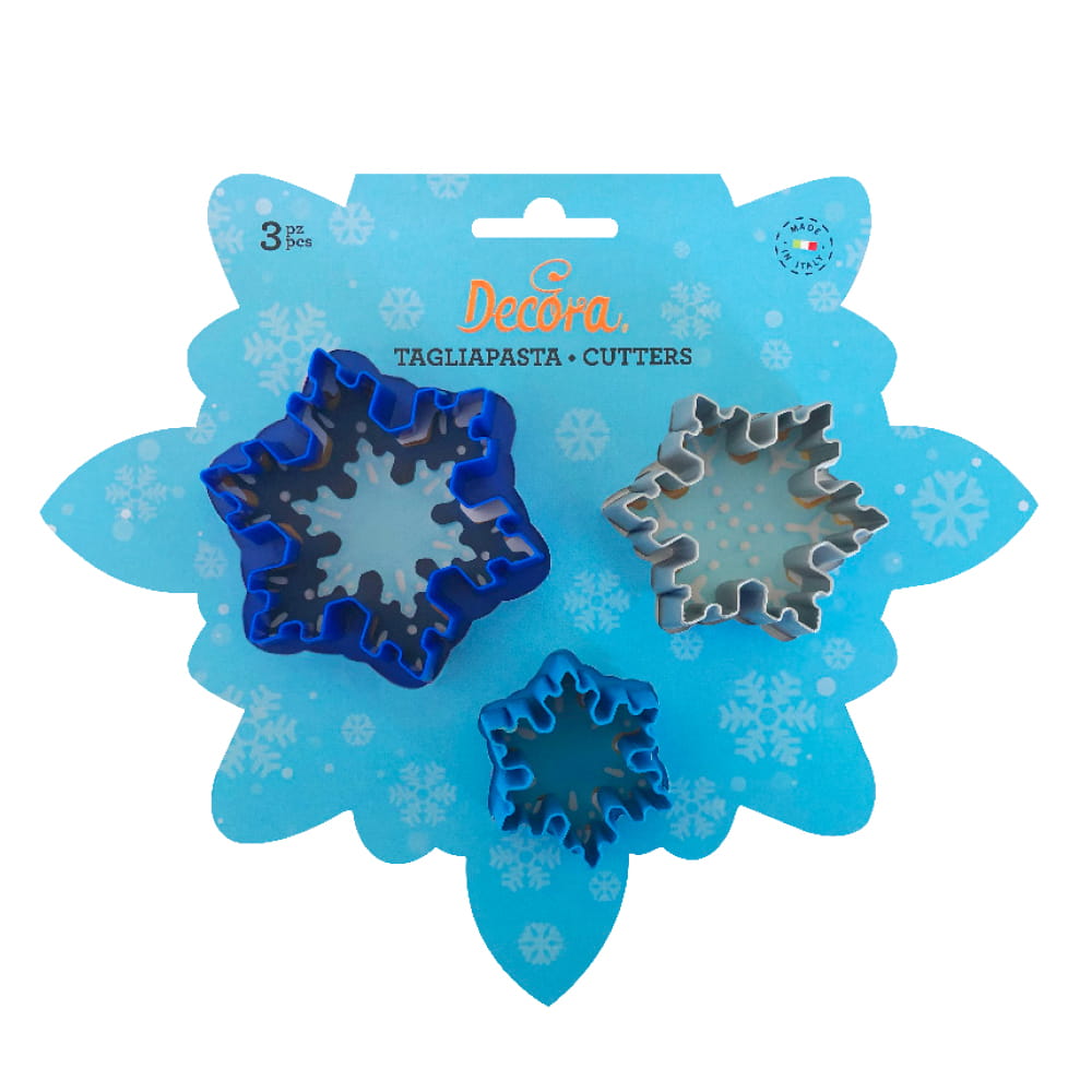 Decora Snowflake Cutters 3 Pieces