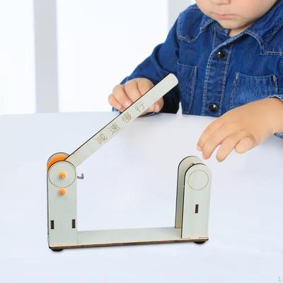 Science Experiment Toys Handmade Brain Teaser Learning Teaching Aids DIY Handcrank Gate Model