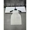European Spring Embroidered Halter Knit Vest with Rhinestones