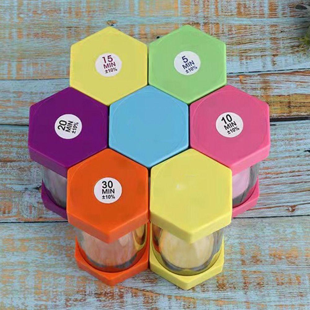 Ornament Time Reminder Hexagonal Hourglass Quicksand Bottle Ornaments Student Timer Sand Clock