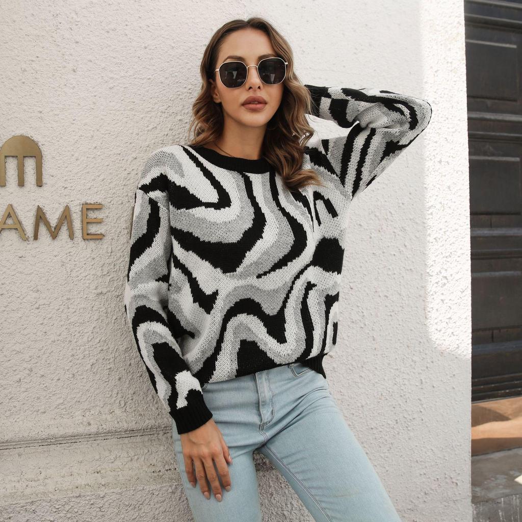 Autumn New Women's Loose Autumn/Winter Long Sleeve Casual Knitwear