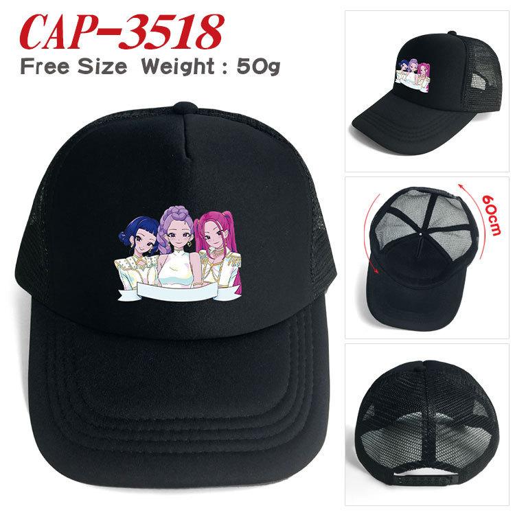 Kids Boys Girls Cartoon Anime Demon Hunters Derpy Printed Casual Hats Peaked Baseball Caps