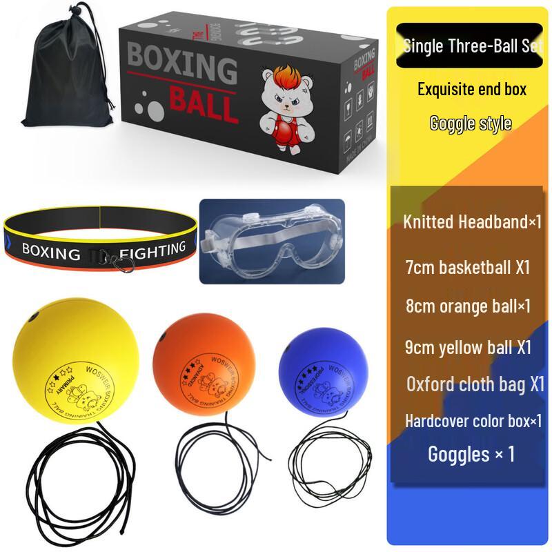 YTYIN Head-Mounted Boxing Speed Reflex Ball Kit