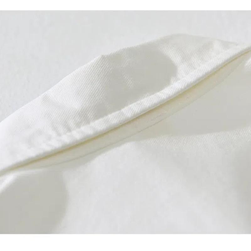 Japanese Style Workwear Man Shirts Spring and Summer Long Sleeve White Shirt Pure Cotton Men's Casual Shirt Double Pockets Loose Top