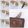 Ethnic Style Feather Pendants Bookmark Ins Bookmark Metal Feather Bookmark  Office School Supply
