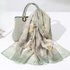 Shanghai Story New Silk Scarf Women's Spring and Summer Thin Mulberry Silk Printed Scarf Fashionable and Versatile Shawl