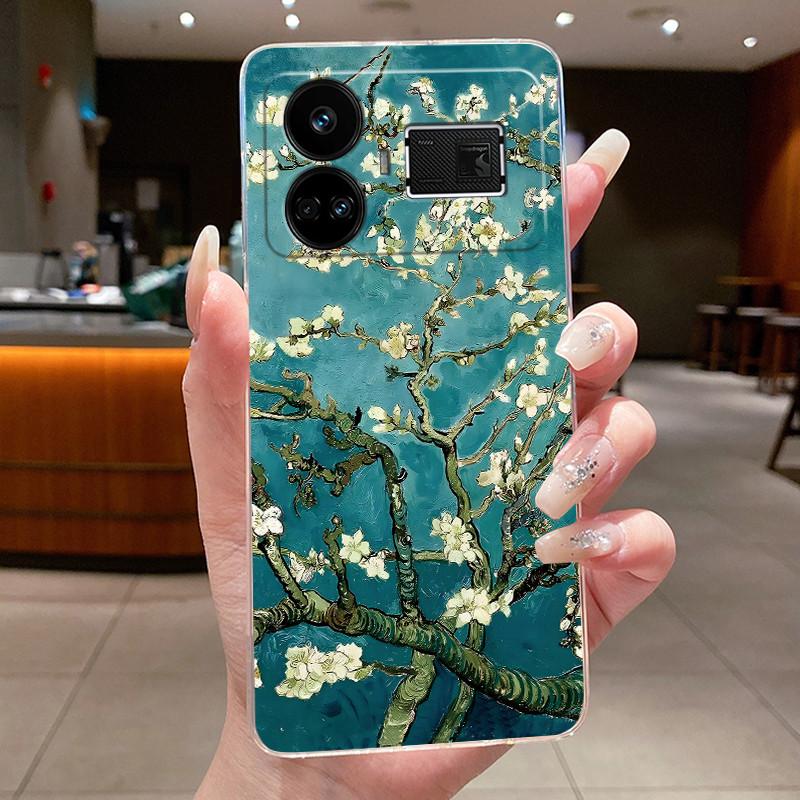 For Realme GT5 GT 5 240w Case Luxury Fashion Butterfly Flowers Clear Soft Silicone TPU Transparent Phone Case Back Cover Capas