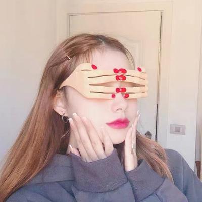 Party Funny Headgear Novelty Hand Shape Colorfast Smooth Unisex Anti-break Head Decoration Photo Prop Beach Cosplay Glasses