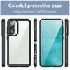 For Samsung Galaxy M56 5G Case Samsung Galaxy M56 Cover Clear PC + Silicone Shockproof Protective Phone Cover Samsung Galaxy M56