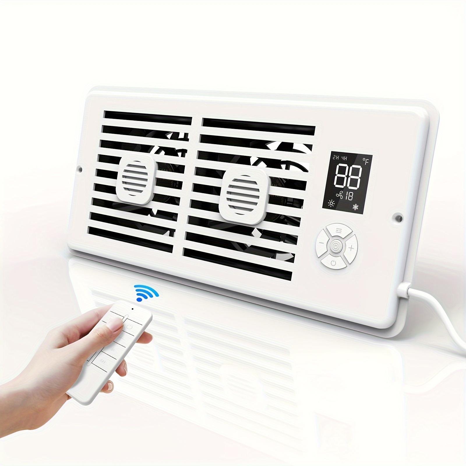 

Home intelligent silent fan with aromatherapy duct booster, intelligent constant temperature control ventilation fan booster