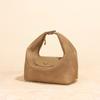 Autumn and Winter New Dragon Inlaid Bag, Women's High-end Fashion Handbag, Bento Bag, Suede Flip Dumpling Bag, Crossbody Bag