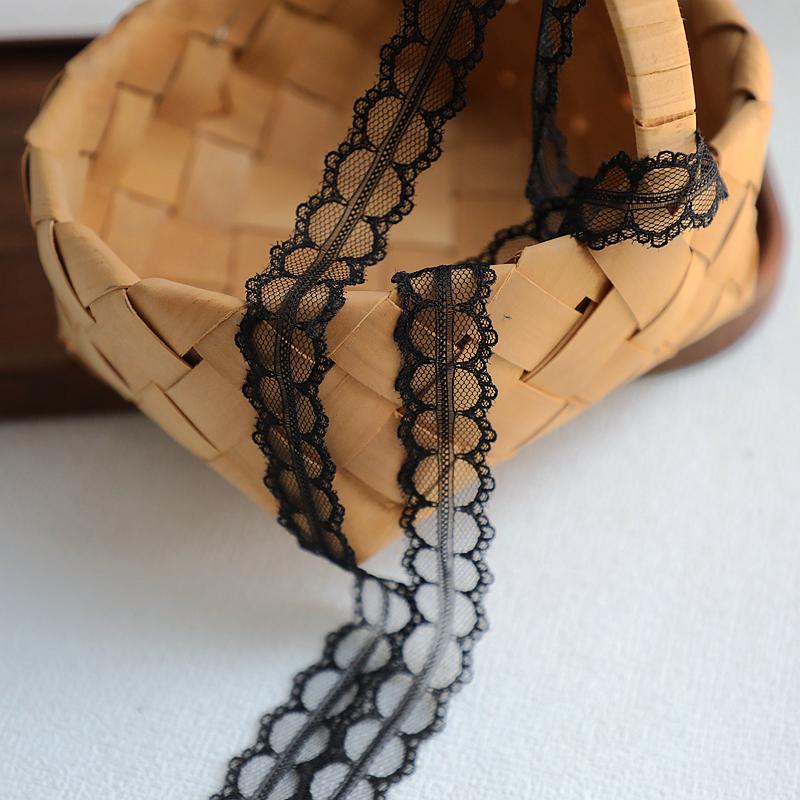 Colorful Polyester Lace Trim for DIY Doll Dress & Lolita Accessories