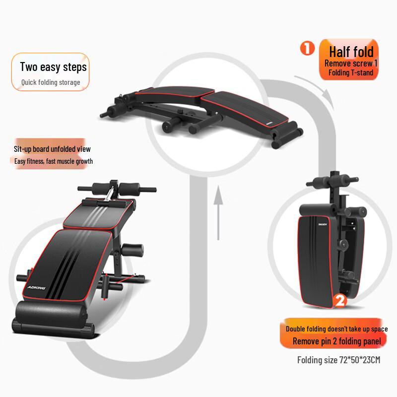 Yizhou Foldable Household Sit-Up Bench
