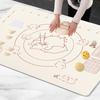 70*50CM Silicone Pad Kneading Mat Non-Stick Baking Mat Sheet Kneading Dough Mat For Kitchen Rolling Pizza Dough Cooking Sheet