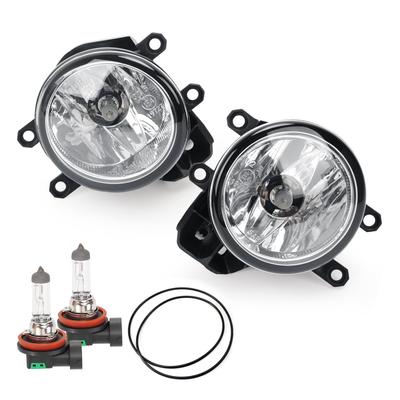 Perrace Fog Lamp Units for Toyota No OEM Replacement or Modification Compatible with and H16 LED Bulbs Adjustable Beam IP68 Glass Lens Compatible with