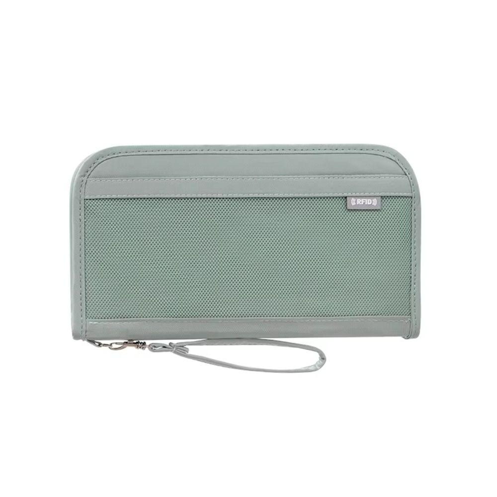 

Противокражный держатель для карт Многофункциональный протектор для ID-карт Ручная сумка для бизнеса и паспорта Бизнес зелёный