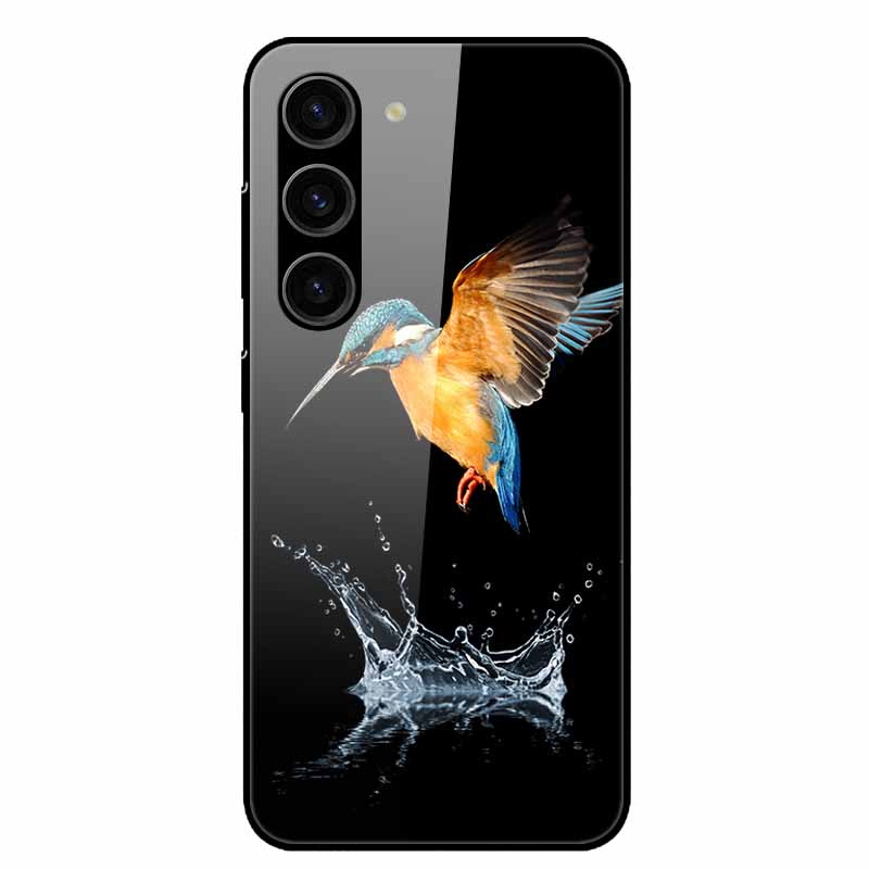 For Samsung Galaxy S25 Plus Case Tempered Glass Hard Phone Cover for Samsung S25 Ultra 5G Back Cases for GalaxyS25 S 25 S25Plus