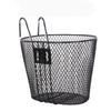 Black Rear Hanging Basket Iron E-Scooter E-bike Basket Bicycle Front Handlebar Basket