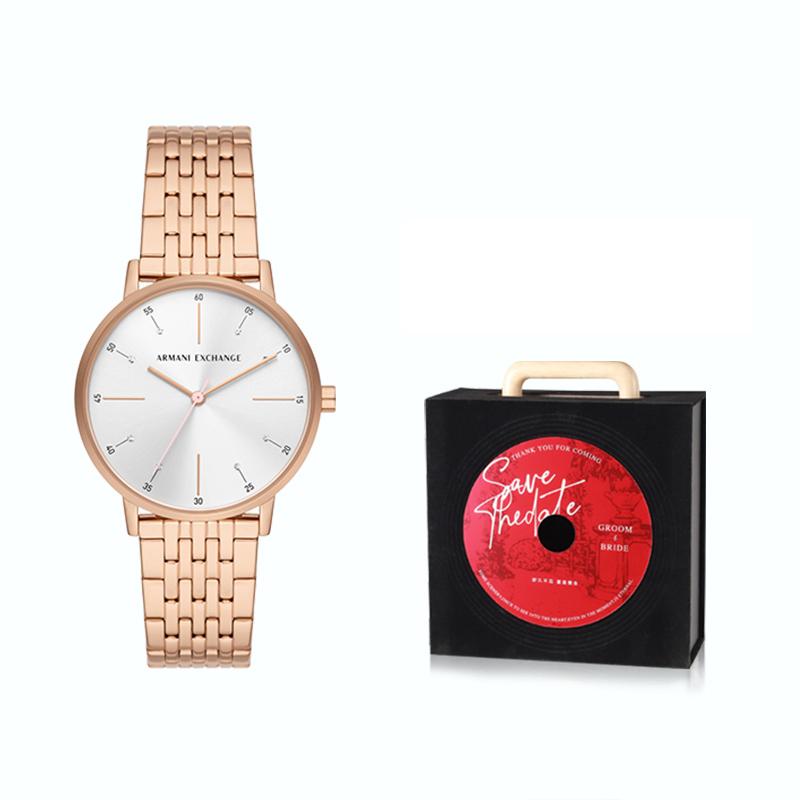Armani Exchange round face 36mm AX7145SET
